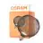 Osram Decor Plat Lamp In Metaal Behuizing LED E27 Globe Mat Zwart 3.5W 300lm - 827 Zeer Warm Wit | Vervangt 25W